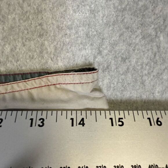 Vintage Quicksilver Men’s Size 31 Tan Cargo Khaki Style Ankle Pants Workwear - Picture 4 of 8